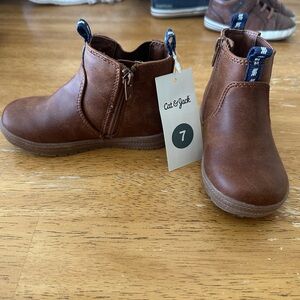 Cat & Jack Brown Kids Boots
